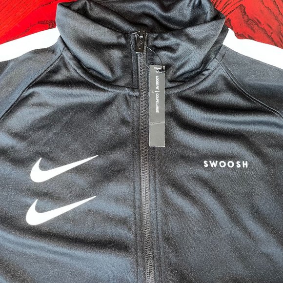 Nike Men’s Size Medium Swoosh Poly Knit Track Jacket - NWT - Picture 3 of 9